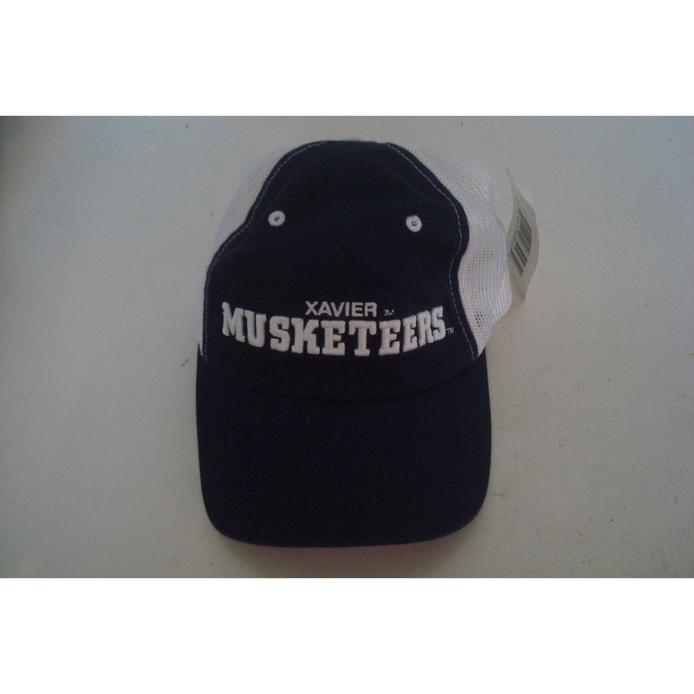 XAVIER MUSKETEERS   ‎   STRAPBACK  DEADSTOCK HAT CAP VINTAGE H4